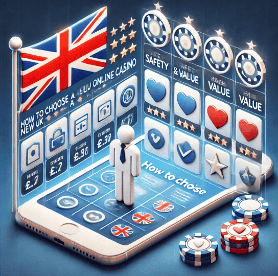 Jak identifikovat nejlepší nová online kasina ve Velké Británii