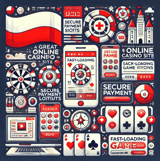 Analýza designu a funkčnosti známých polských online kasinových webových stránek